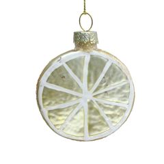 Jõuluehe JOY LEMON 6.5cm, klaas