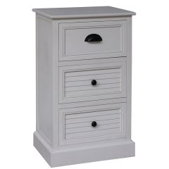 Kummut MELDON 45x35xH75.5cm, valge