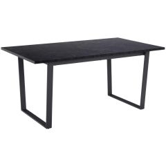 Söögilaud AMBLE 160x90xH74cm, must marmo