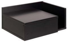 Öökapp ASHLAN 40x32xH16,5cm, must