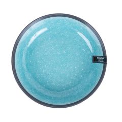Taldrik RITA D19xH5cm, must/hall