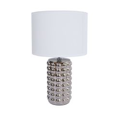 Laualamp DUNIK H39cm, hõbedane