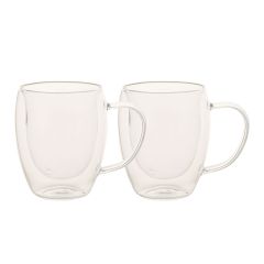 Kruusid DOUBLE 2tk 300ml klaasist topelt