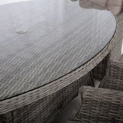 Aiamööblikomplekt TRENTO laud ja 6 tooli