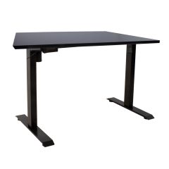 Töölaud ERGO 1-mootoriga 140x80cm, must/