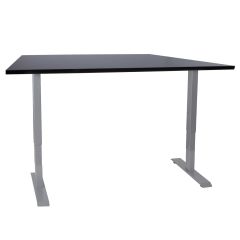 Töölaud ERGO 2-mootoriga 140x80cm, must