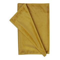 Linik VELVET 45x116cm, sinepikollane