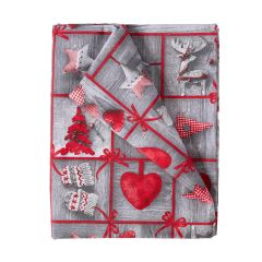 Laudlina WINTER FLOWERS 136x220cm, südam