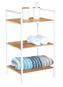 Riiul BAMBOO 3-ne valge