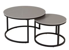 Diivanilaua komplekt CT 017 hall kivi/must