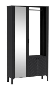 Esikukapp Malumi MM-11, 105x33xK197 cm, must