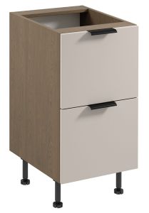 Köögi põrandakapp Sorento D45S2, Baltic storm + beež