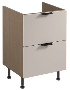 Köögi põrandakapp Sorento D45S2, Baltic storm + beež