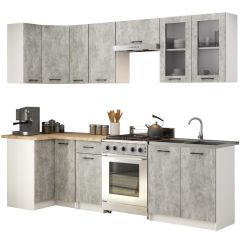 Köögikomplekt Olivia, 300 cm, valge