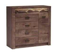 Kummut Indianapolis I-17, 108,5x42xK103,5 cm, tume saar