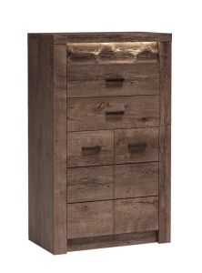 Kummut Indianapolis I-6, 76x42xK127 cm, tume saar