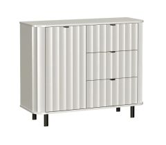 Kummut Novado NV-3, 111x40,5xK91 cm, alpivalge