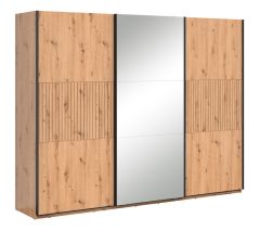 Riidekapp Lamea S362-SZF2D2S1M, 154x55xK197 cm