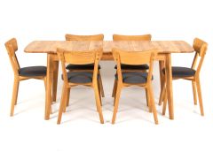 Pikendatav söögilaud MARY Select tamm (140-185x80 cm) (Õlitatud)