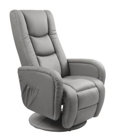 Massaaži tugitool recliner Pulsar, 68x85xK106 cm, kunstnahk hall