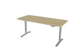 Elektriliselt kõrguses reguleeritav laud MASTER180x80, R60 ümardatud nurgad