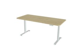 Elektriliselt kõrguses reguleeritav laud MASTER180x80, R60 ümardatud nurgad