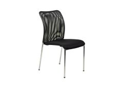 Konverentsitoolide komplekt 7 tk, must/kroom