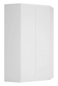 Nurgariidekapp Boston 4D BOS S14, 120,9x120,9xK213 cm, valge