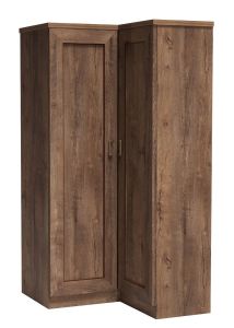 Nurgariidekapp Tadeusz T25, 110-95x44-57xK190 cm, Dab stuletni