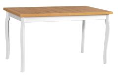 Pikendatav söögilaud Alba 4, 160-200x90xK76 cm, grandson tamm + valge