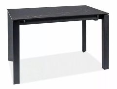 Pikendatav söögilaud Metropol Ceramic, 120-180x80xK76 cm, must