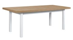 Pikendatav söögilaud Modena 5, 160-200x92xK76 cm, wotan + valge