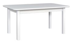 Pikendatav söögilaud Wenus 5S, 160-200x90xK76 cm, valge + valge