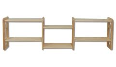 Seinariiul PK103, 110-150x19xK44 cm, mänd, naturaalne