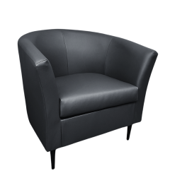 Kunstnahast puhketool SOHO, must