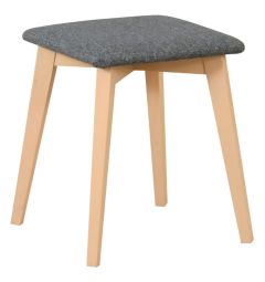 Taburet T2, 36x36xK47 cm, karkass valge