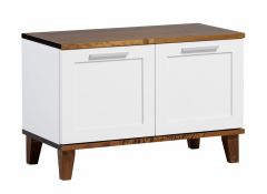 Tv alus Elina 12-2, 81x41xK53 cm  valge-pähkel