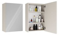 Vannitoa seinakapp peegliga Pola 1DL, 40x22xK60 cm, kašmiir