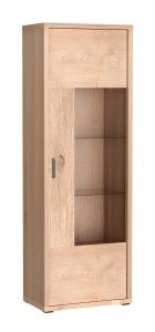 Vitriinkapp Grande G-4, 65,3x40,5xK200 cm, Cremona tamm