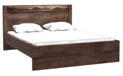 Voodi Indianapolis I-19, 160x200 cm, tume tuhapuit