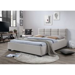 Voodi LÜBECK beež kangas 90x200