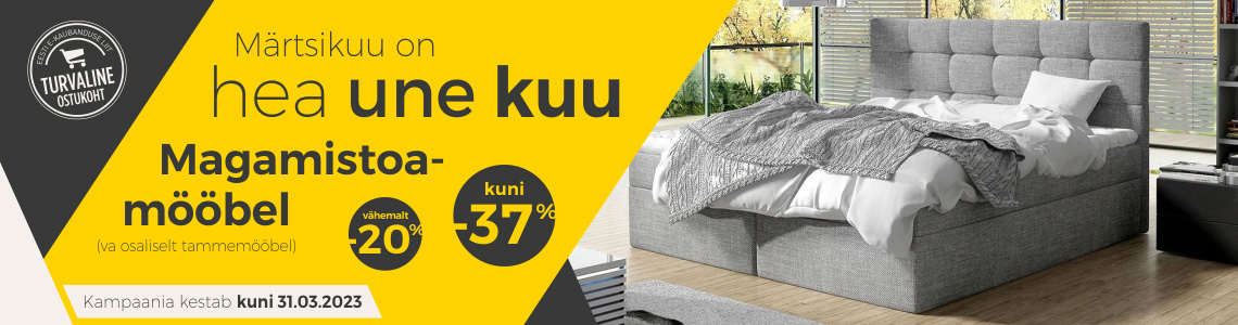 Magamistoamööbel alates -20%