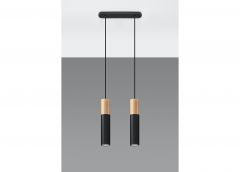 Laelamp Pablo 2, must/naturaalne