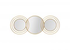 Seinapeegel Triply Round 79x30 cm, kuld