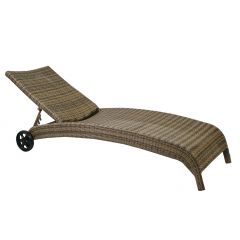 Lamamistool WICKER, cappuccino