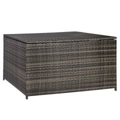 Padjakast WICKER 140x80xH65cm, tumepruun