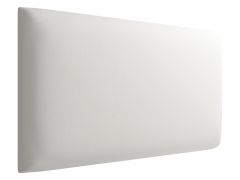 Kunstnahaga kaetud seinapaneel 50x30cm 1tk valge