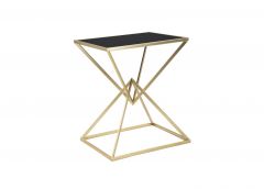 Diivanilaud Glam, must/kuld