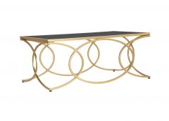 Diivanilaud Glam, must/kuld