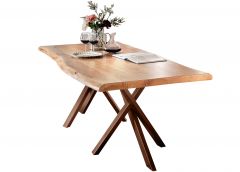 Söögilaud Tische 180x100, akaatsiapuit, antiikpruun